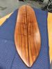 Exotic Surfboard Wood Art | Ornament in Decorative Objects by Wooden Imagination. Item composed of wood in contemporary or coastal style