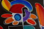 Dancing Butterflies | Oil And Acrylic Painting in Paintings by Nathalie D Gribinski. Item made of canvas compatible with mid century modern and contemporary style