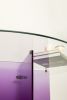 Purple Rain Glass Table | Coffee Table in Tables by STUDIO MONSOLEIL. Item made of glass works with modern style