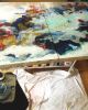 other side | Oil And Acrylic Painting in Paintings by Amanda M Moody. Item composed of synthetic