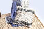 Grace Artisanal Weave Handloom Cushion Cover_ Handcrafted | Pillows by Humanity Centred Designs. Item made of cotton works with boho & minimalism style