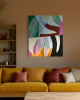 "Candy-Coated" - Original Painting | Oil And Acrylic Painting in Paintings by Jilli Darling. Item made of canvas with synthetic works with boho & minimalism style