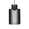 Wooden Ceiling lamp - NILS 300 BLACK | Pendants by ANEKOdesign. Item composed of wood