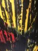 Abstract Belgian Flag | Oil And Acrylic Painting in Paintings by KARDIMAGO. Item composed of canvas