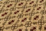 Contemporary Sparta Rug Beige Red Green Transitional Floral | Area Rug in Rugs by Rug and Kilim