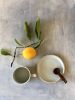 Seafoam - Twiggy Espresso cup & Saucer | Drinkware by Tomoko Ceramics | Oakland in Oakland. Item made of ceramic