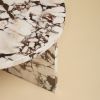 Round Coffee Table in Calacatta Viola Marble - HASHI by Leba | Tables by Lebanto. Item made of marble compatible with minimalism and contemporary style