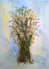 wild flowers2 | Oil And Acrylic Painting in Paintings by Lena Kolambet. Item made of paper works with contemporary & modern style