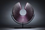 Amethyst Mbola | Ornament in Decorative Objects by Carrie Gustafson. Item made of steel & glass