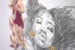 Wild Orchid | Mixed Media by Hannah Chloe. Item composed of paper and synthetic