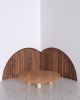 DEEP ORANGE EPOXY WITH SOLID MAPLE LEGS COFFEE TABLE NAMI | Tables by HACHI COLLECTIONS. Item composed of wood