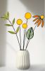 Stained Glass Bespoke Floral Bouquet | Floral Arrangements by Samara Designs Studio. Item made of glass works with contemporary & country & farmhouse style