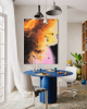 Warm Hug - Limited Edition Abstract Giclée Canvas Art | Prints in Paintings by ZYŪMIN. Item composed of wood & canvas compatible with mid century modern and contemporary style