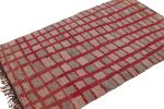 Vintage Moroccan Rug in Pink and Red Geometric Patterns | Area Rug in Rugs by Rug and Kilim