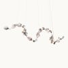 Dune 16 Curve Pendant Light | Chandeliers by MOSS Objects. Item composed of metal in contemporary or japandi style