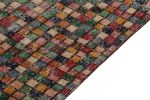 1960s Vintage Art Deco Runner in Multicolor Geometric | Area Rug in Rugs by Rug and Kilim