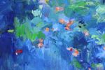 Sea of glass 3 | Oil And Acrylic Painting in Paintings by Art by Geesien Postema. Item composed of canvas