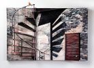 "Leave the Light On" | Mixed Media by Heather Kocsis. Item made of wood & synthetic