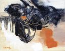 Warrior 1, 2, 3 | Oil And Acrylic Painting in Paintings by Simona Gocan. Item made of canvas with synthetic works with contemporary style