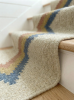 Handwoven Wool Stair Runner | Customizable Geometric Pattern | Runner Rug in Rugs by Evergreen Carpets. Item made of wool compatible with boho and minimalism style