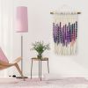 Macrame Wall Hanging, Boho Wall Decor, Yarn Tapestry | Wall Hangings by Sepi. Item made of bamboo & cotton compatible with boho and country & farmhouse style