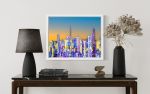 City Skyline | Digital Art in Art & Wall Decor by Marc VanDermeer. Item made of paper works with contemporary & modern style