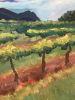 Calais Vista | Oil And Acrylic Painting in Paintings by Virginia Burke | Mistletoe Winery in Pokolbin. Item composed of canvas