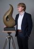 Nature's Curve | Sculptures by Anthony Smith Sculpture. Item made of bronze
