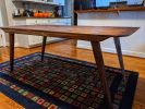 William A Ney | Dining Table in Tables by Ney Custom Tables : Design and Fabrication. Item composed of walnut