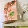 Evocative urban pop art painting "This too shall pass" SOLD | Oil And Acrylic Painting in Paintings by Monique van Steen | Poblenou in Barcelona. Item made of canvas