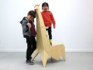 Giraffe Chair: animal high backrest chair | Accent Chair in Chairs by Makingworks. Item composed of wood