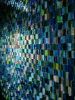 Flanked Aqua Mosaic | Wall Sculpture in Wall Hangings by Michael Curry Mosaics | F1RST Residences in Washington. Item made of glass