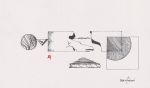 Framework No.3 Art Print 60in X 35in | Prints in Paintings by Sean Cottman Art. Item composed of paper in mid century modern or contemporary style