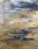 Field of Gold | Oil And Acrylic Painting in Paintings by Ana Carolina Mönnaco. Item made of paper works with contemporary & coastal style