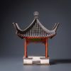 1:25 Lvyi Pavilion Wooden Miniature Suzhou Garden Replica | Sculptures by Dynasty Artisan. Item composed of wood in eclectic & maximalism or asian style
