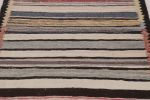 Vintage Persian Kilim with Vibrant, Saturated Stripes - Rug | Area Rug in Rugs by Rug and Kilim