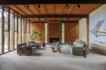 Up One Seater | Armchair in Chairs by ARTLESS | Los Angeles in Los Angeles. Item composed of walnut and fabric