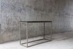 Modern Metal & Wood Console Table | Tables by Hazel Oak Farms. Item made of wood with metal