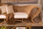 Ellise Rattan Sofa | Couch in Couches & Sofas by Monarca Goods. Item made of wood works with boho & contemporary style