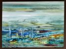 Summer Sailing | Oil And Acrylic Painting in Paintings by Kozyuk Gallery. Item made of canvas works with boho & contemporary style