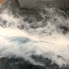 Beauty in a Storm | Oil And Acrylic Painting in Paintings by Art By Skevi. Item composed of wood & synthetic