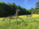 Hawk Ridge Horses | Public Sculptures by Wendy Klemperer Art Inc. Item made of steel