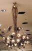 Flowers 45 | Chandeliers by F+M FOS - Anna Maria Fragiskos Bitros | Hair Salon in Glifada. Item composed of metal in modern style