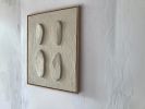 ‘Alas’ | Wall Sculpture in Wall Hangings by Greyya Jay. Item composed of oak wood & cement compatible with minimalism and mid century modern style