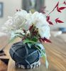 Ceramic Black and White TWIGS vases | Vases & Vessels by Elena Miller. Item composed of ceramic compatible with contemporary and modern style
