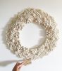 Macrame Mandala Wreath | Macrame Wall Hanging in Wall Hangings by Damla. Item composed of cotton & fiber compatible with boho style