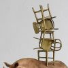 "Rhino with chairs" | Sculptures by MARCANTONIO. Item composed of wood and bronze
