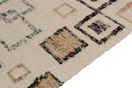 Modern Kilim rug in White and Black Geometric Pattern | Area Rug in Rugs by Rug and Kilim