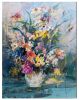 Midnight Poetry | Mixed Media in Paintings by Teresa Cline Fine Art