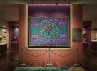 Sacred Amazonian Textile art: Shipibo konibo 'Palo Maestro' | Tapestry in Wall Hangings by Sacred Andes Atelier. Item composed of cotton and fiber in boho or modern style